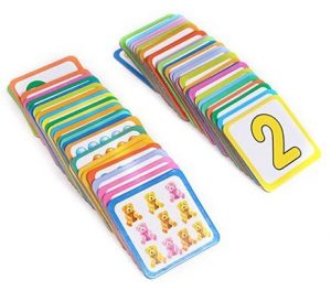 Creative Number Match Cards Game best educational toys for 3 years old kids