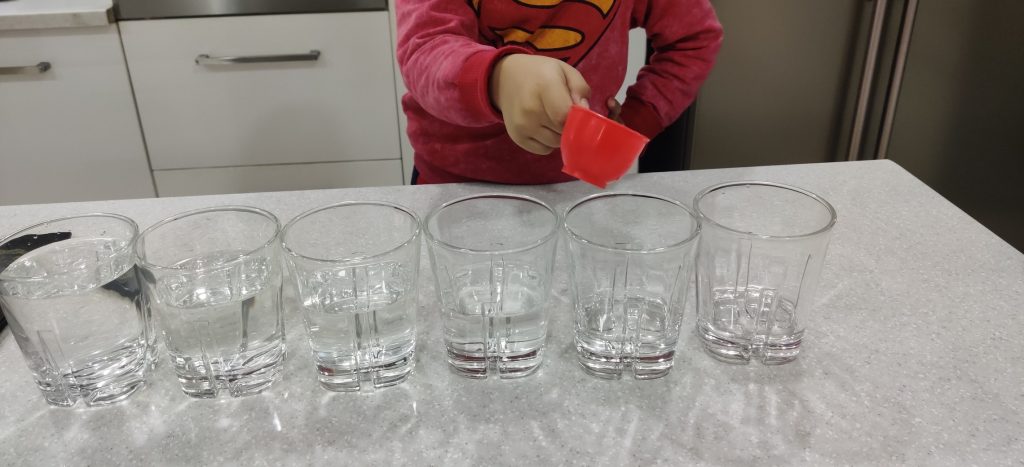 Water Glass Xylophone Experiment