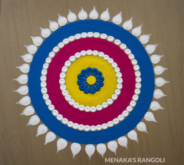 rangoli for kids simple designs
