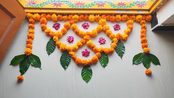 Flower rangoli designs for kids