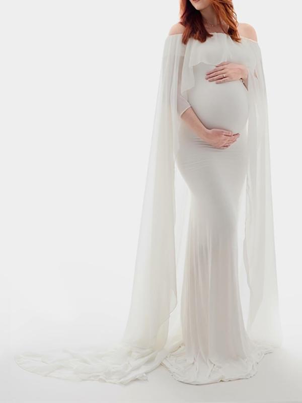 Cape Maternity gowns for Photoshoot in India