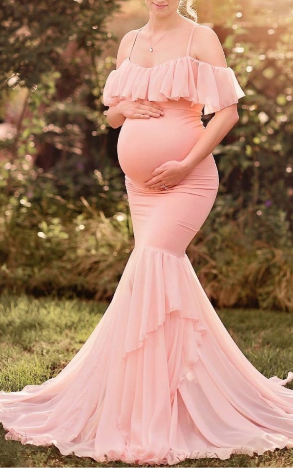 Mermaid Maternity gowns for Photoshoot in India