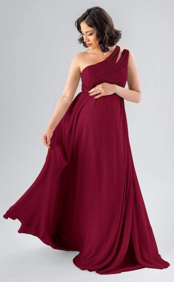 Pleated Maternity dresses for Photoshoot in India